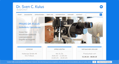 Desktop Screenshot of dr-kulus.de